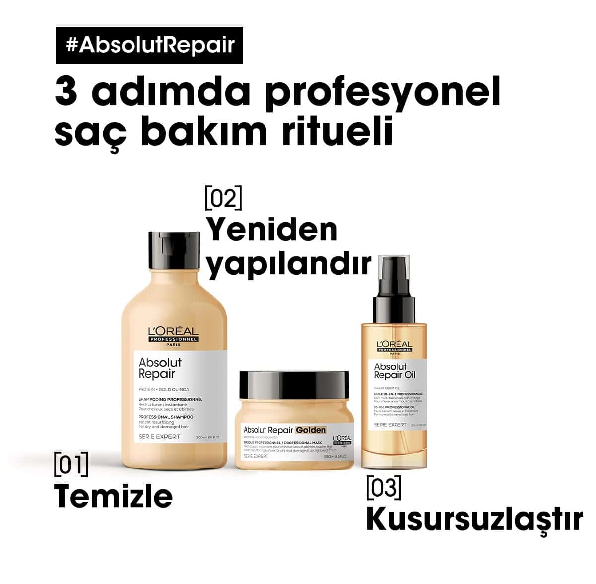 l oreal professionnel serie expert absolut repair yipranmis saclar icin onarici sampuan 500ml 12755