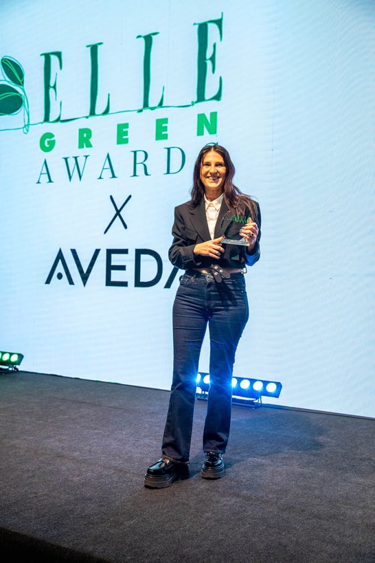 ELLE Green X Aveda Iklim dostu Koleksiyon Odulu Mavi Markasi CMOsu Serpil Berkan