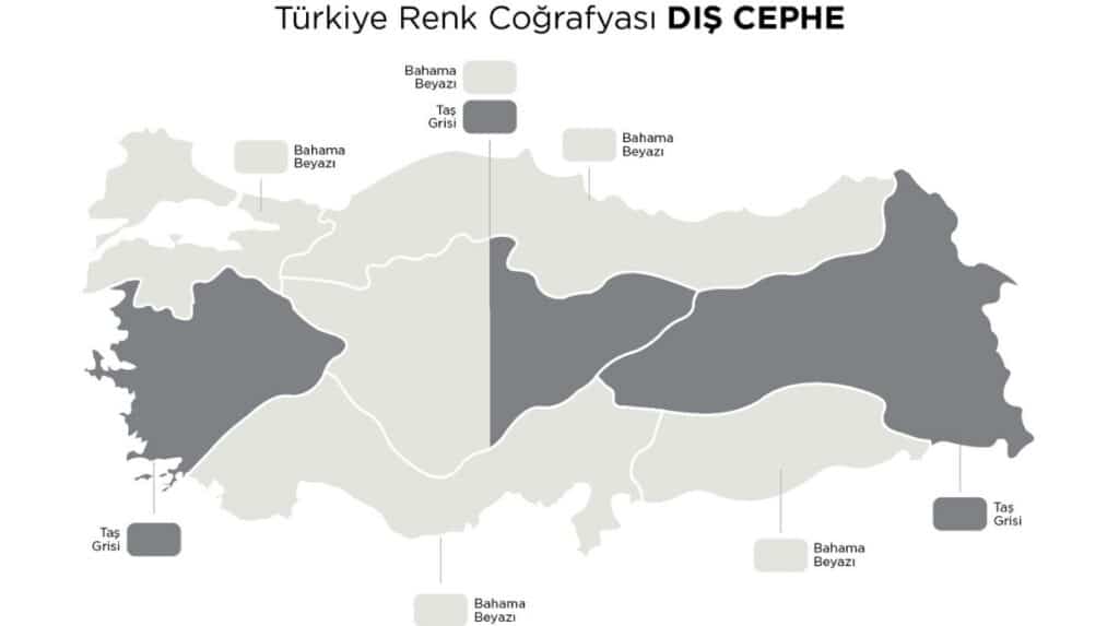 polisan renk haritası