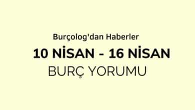 Haftalık Burç Yorumu: 10 Nisan - 16 Nisan