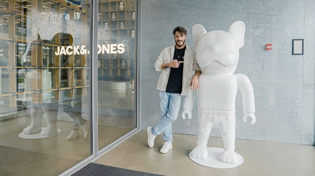 Kubilay Aka Jack and Jones için Danimarka'da!