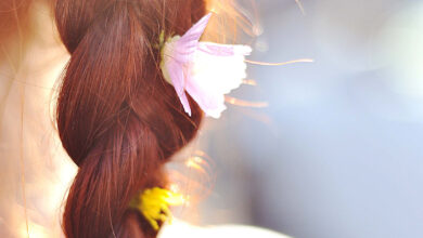 hair braid flowers summer preview