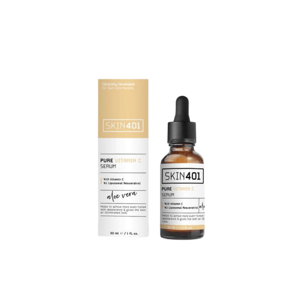 skin401 10 vitamin c aydinlatici renk tonu esitleyici serum 30ml 16760